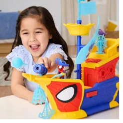 Spidey y su Superequipo - Barco Pirata con telarañas