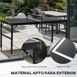 Sportnow - Mesa de Ping Pong plegable