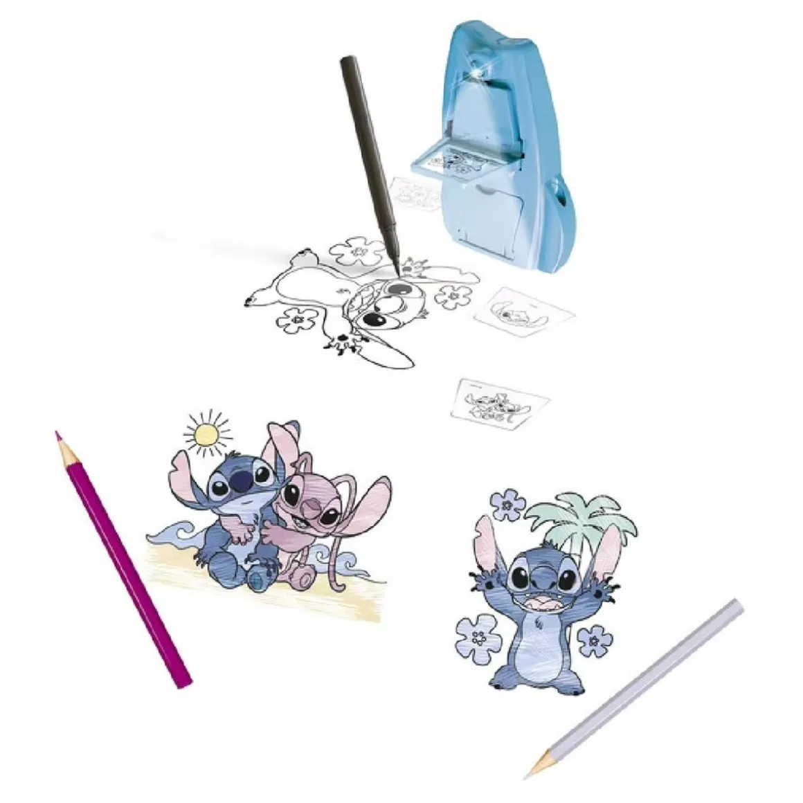Stitch - Proyector de dibujos Magic Lign
