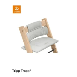 Stokke - Cojín para silla Tripp Trapp gris nórdico