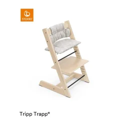 Stokke - Cojín para silla Tripp Trapp gris con estrellas