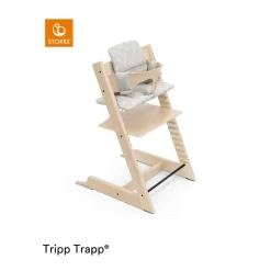 Stokke - Cojín para silla Tripp Trapp gris con estrellas