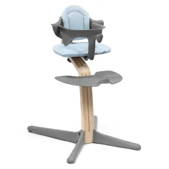 Stokke - Cojín reversible para trona Nomi - Gris/Azul