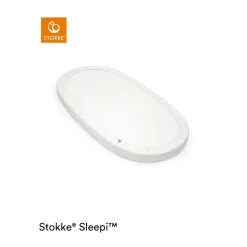 Stokke - Sábana bajera white para cuna Sleepi v3