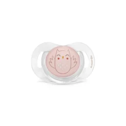 Suavinex - Chupete bonhomia con tetina sx pro 0-6 meses búho rosa