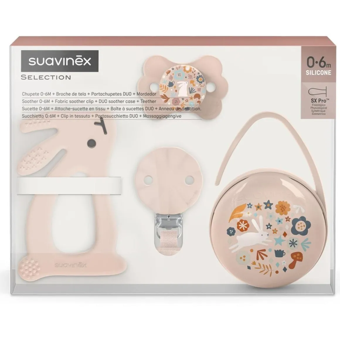 Suavinex - Set De Regalo Wonderland Liberty rosa