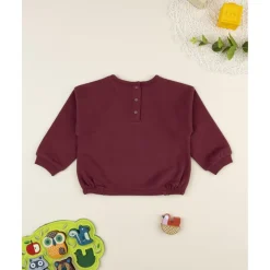 Sudadera de niña burdeos Best Friends