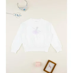 Sudadera de niña con bailarina