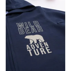 Sudadera niño azul oscuro capucha