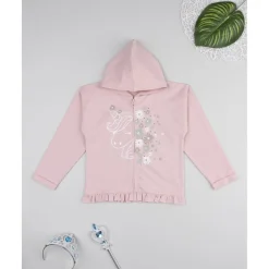 Sudadera rosa niña unicornio