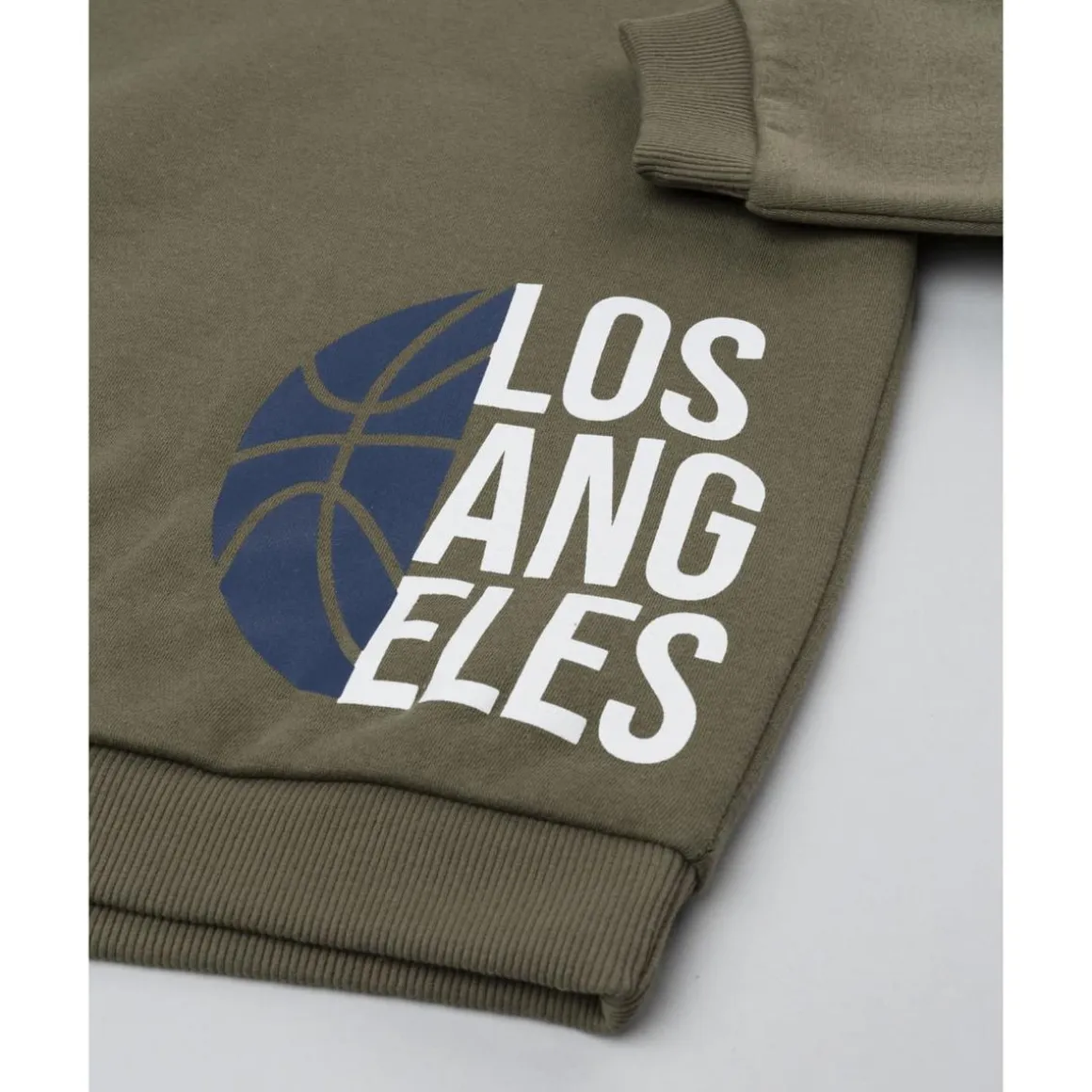 Sudadera verde de niño estampada