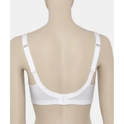 Sujetador de lactancia algodón lycra blanco copa d