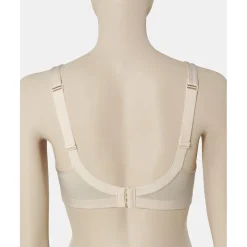 Sujetador de lactancia algodón lycra color crema copa c