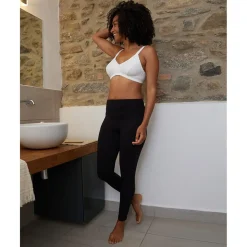 Sujetador de lactancia blanco de lunares - copa d