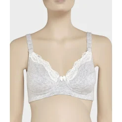 Sujetador de lactancia con encaje copa c