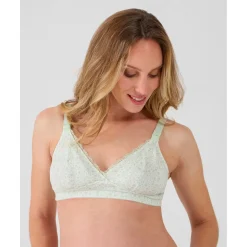 Sujetador de lactancia con estampado floral