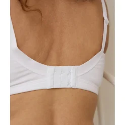 Sujetador de maternidad blanco sin aros
