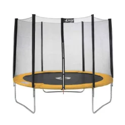 Sun & Sport - Cama elástica de 244 cm con red de seguridad
