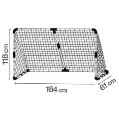Sun & Sport - Portería de fútbol modular 2 en 1