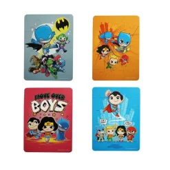 Super Héroes Dc: Puzzles 4 en 1