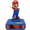 Super Mario - Reloj despertador y luz de noche