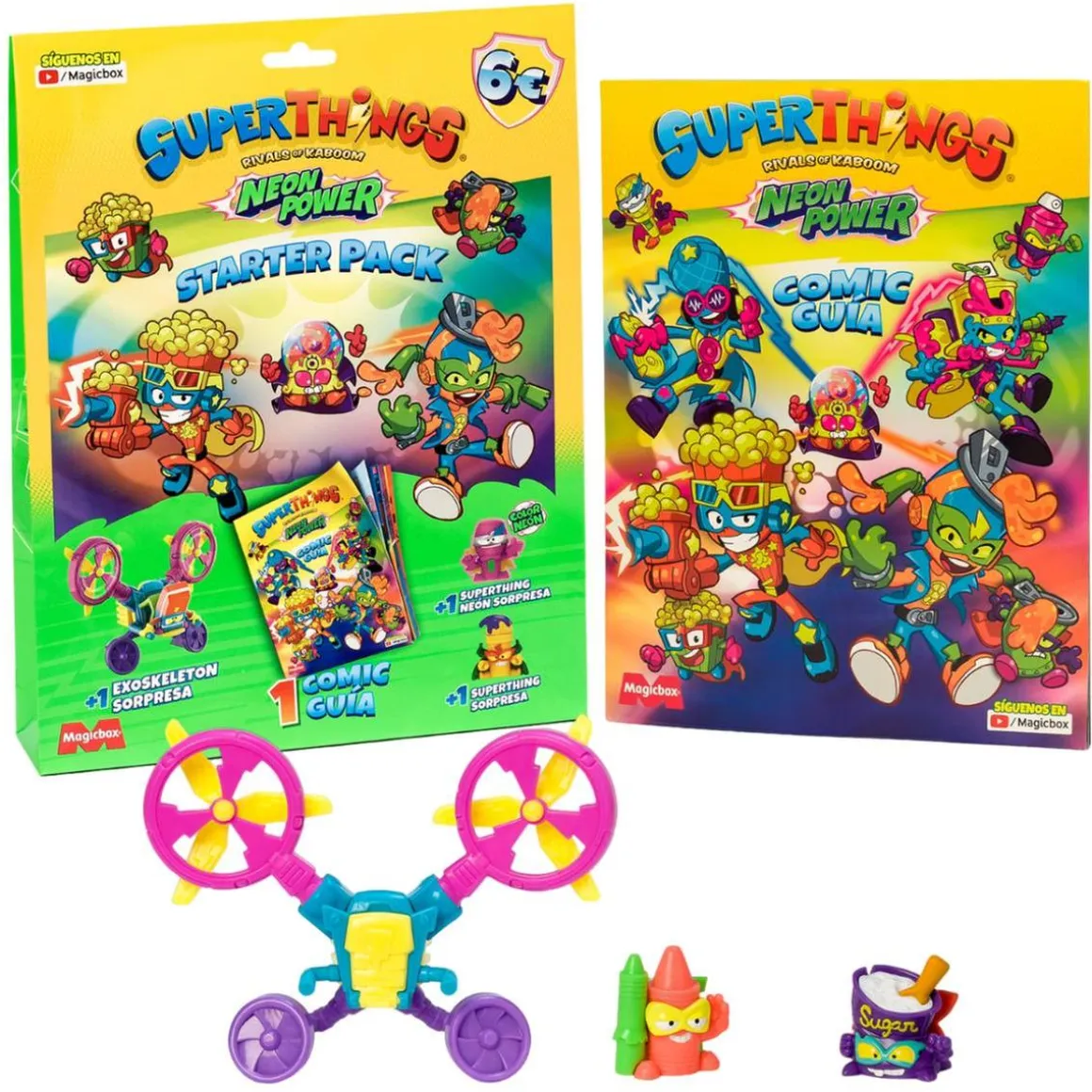 SuperThings - Starter Pack - Neon Power Superthings (varios modelos)