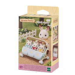 Sylvanian Families - Carrito de trillizos con muñeca ㅤ