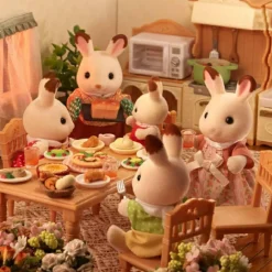 Sylvanian Families - Familia Conejo Chocolate