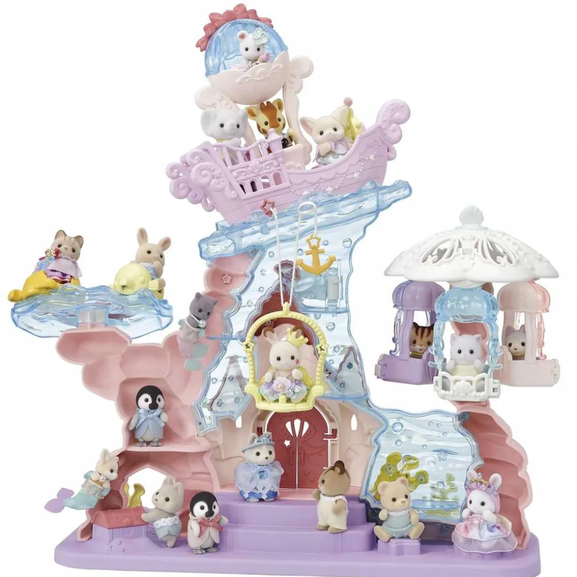 Sylvanian Families - Set de juguetes Castillo de Sirenas y Familias