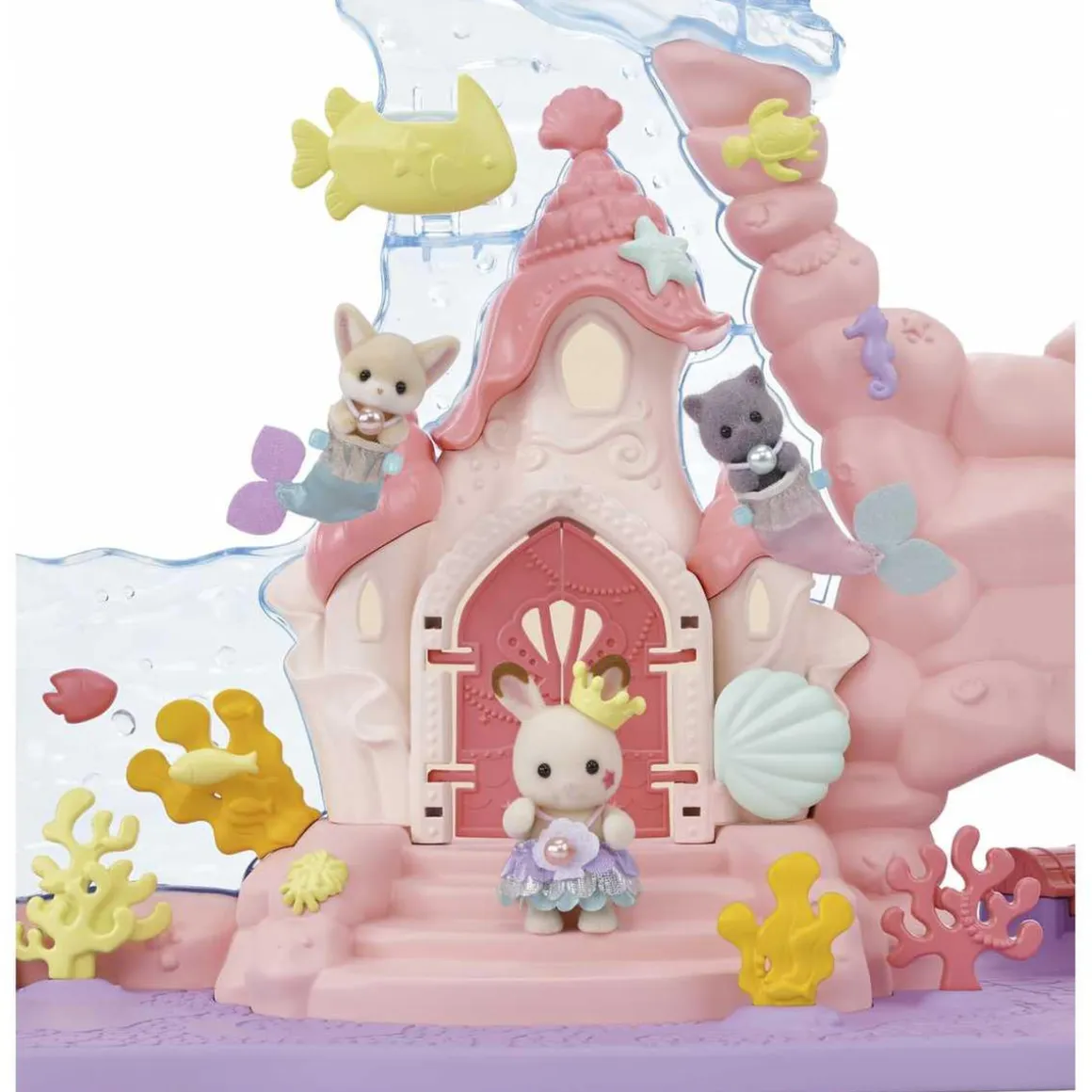 Sylvanian Families - Set de juguetes Castillo de Sirenas y Familias