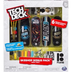 Tech Deck - Bonus Pack 6 Skates (varios modelos)