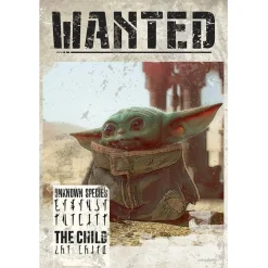 The Mandalorian - Baby Yoda - Póster Wanted
