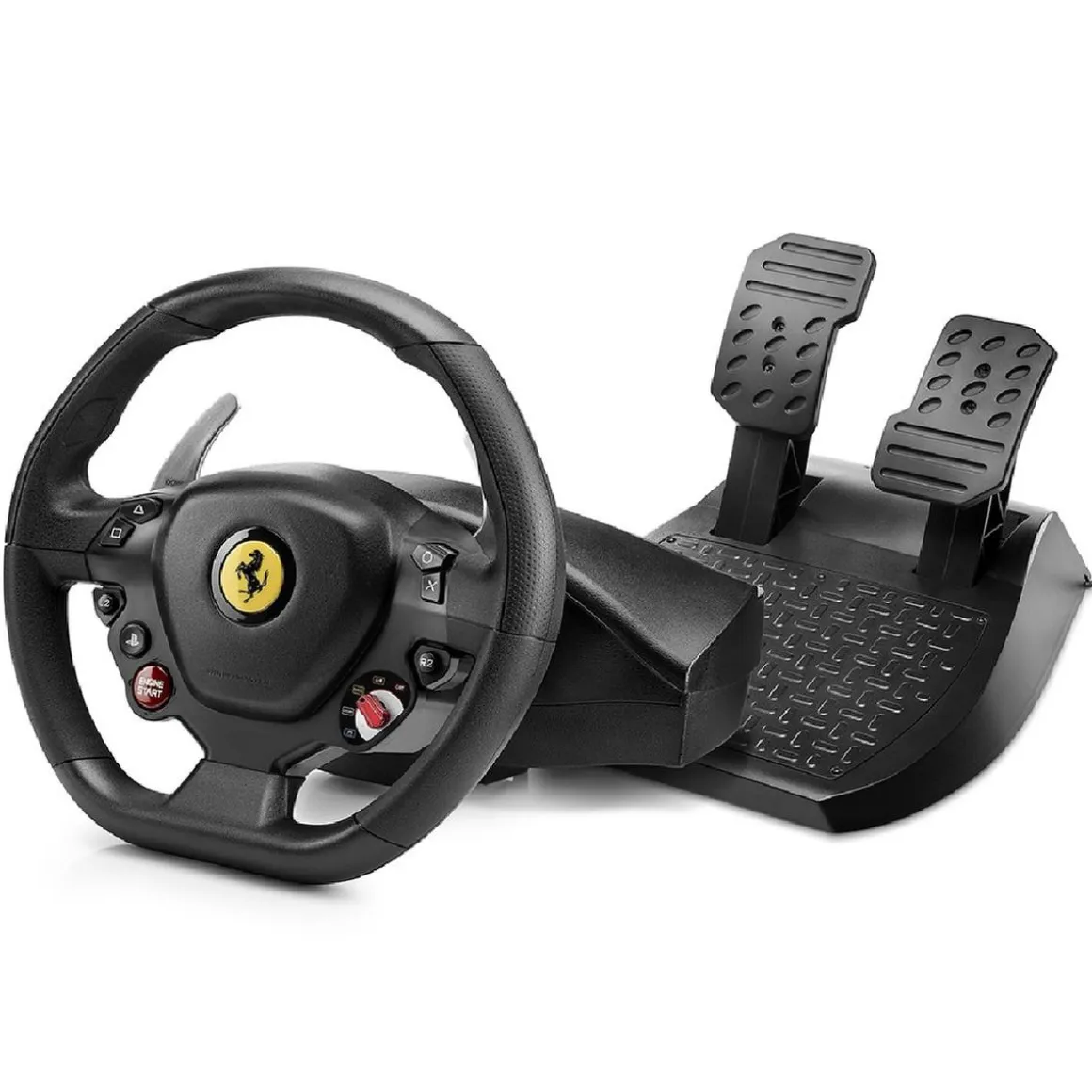 Thrustmaster - Volante y Pedales T80 Ferrari 488 GTB para PS4/PC