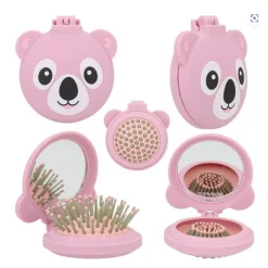 Top Model - Cepillo de pelo plegable con espejo