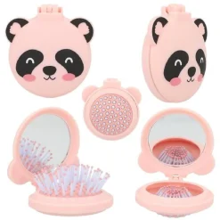 Top Model - Cepillo de pelo plegable con espejo