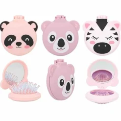 Top Model - Cepillo de pelo plegable con espejo