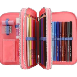 Top Model - Estuche triple con lentejuelas