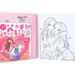 Top Model - Libro para colorear con lentejuelas reversibles