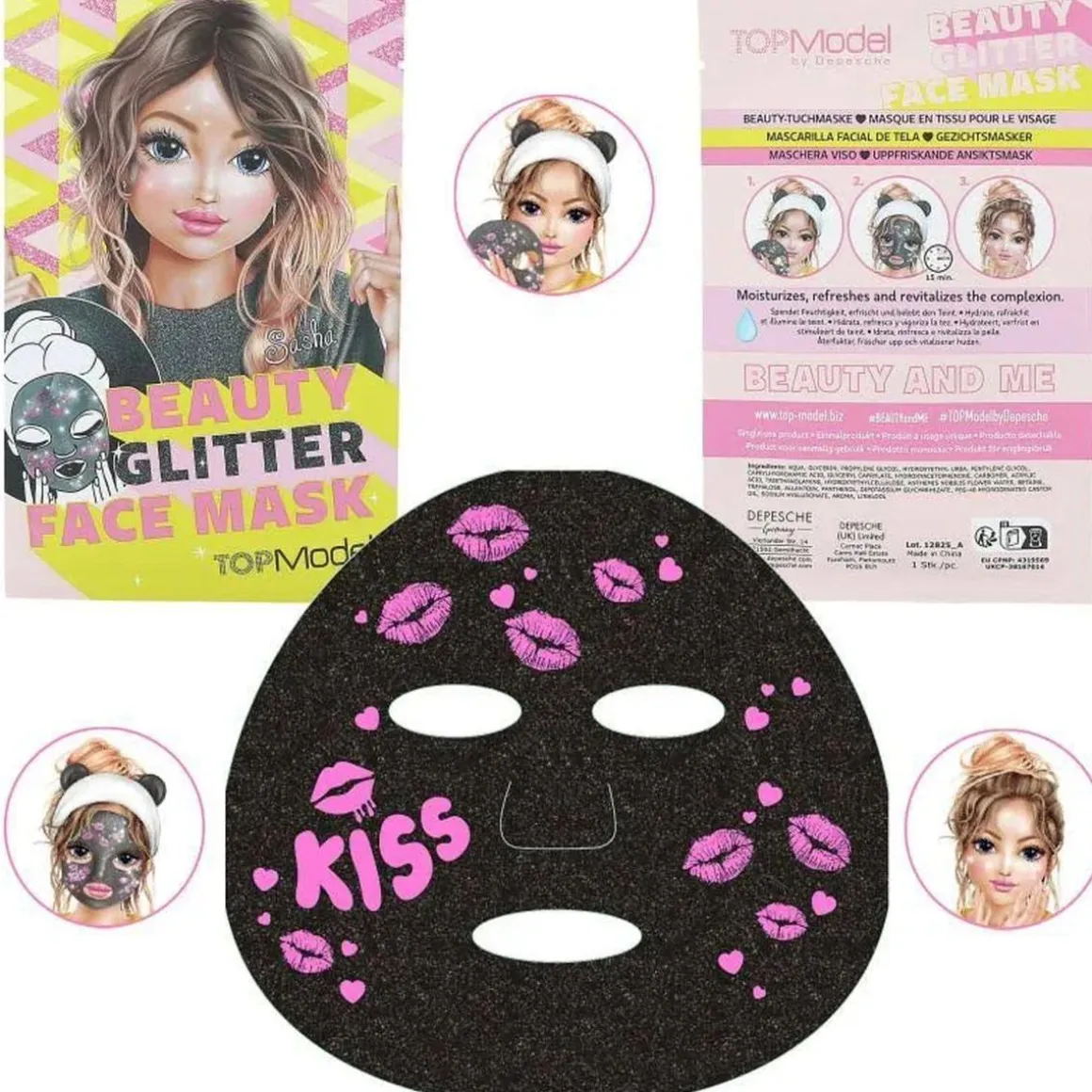 Top Model - Mascarilla facial Beauty Glitter (Varios modelos)