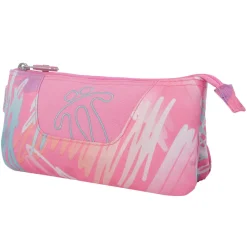 Totto - Estuche escolar 3 compartimentos Tablero Lilac