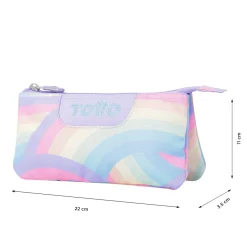 Totto - Estuche escolar arcoíris Tablero