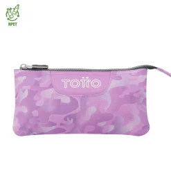 Totto - Estuche escolar camuflaje rosa Tablero
