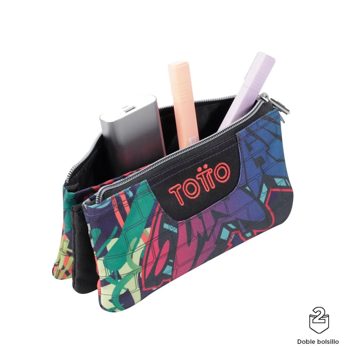 Totto - Estuche escolar graffiti Tablero