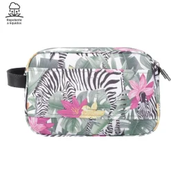 Totto - Estuche escolar tres compartimentos tropical cebras Plastilina