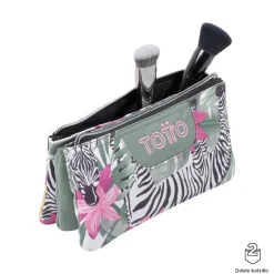 Totto - Estuche escolar tropical cebras Tablero