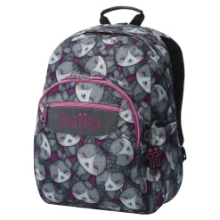 Totto - Mochila Acuareles Kitten Rose