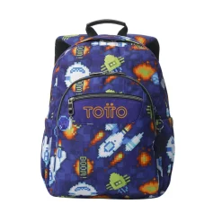 Totto - Mochila Acuareles Space Blue