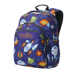 Totto - Mochila Acuareles Space Blue