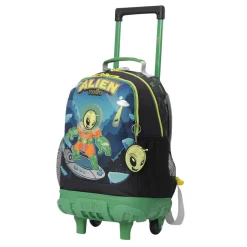 Totto - Mochila con ruedas Alien Cosmic M