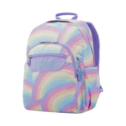 Totto - Mochila escolar arcoíris Acuarela